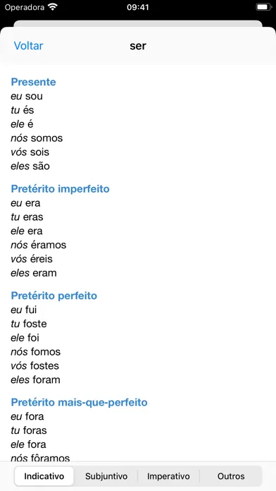 Dicionário Português e Inglês Screenshots