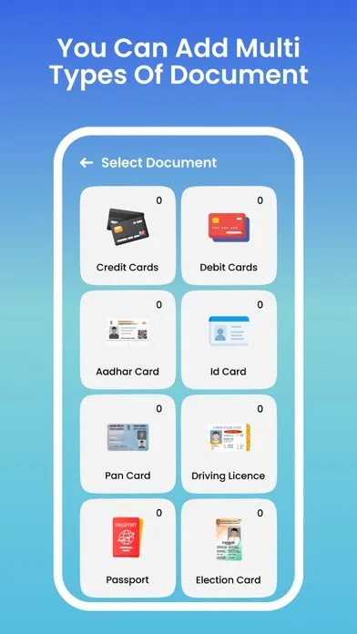 Capturas de tela do Credit Debit Gift Card Wallet