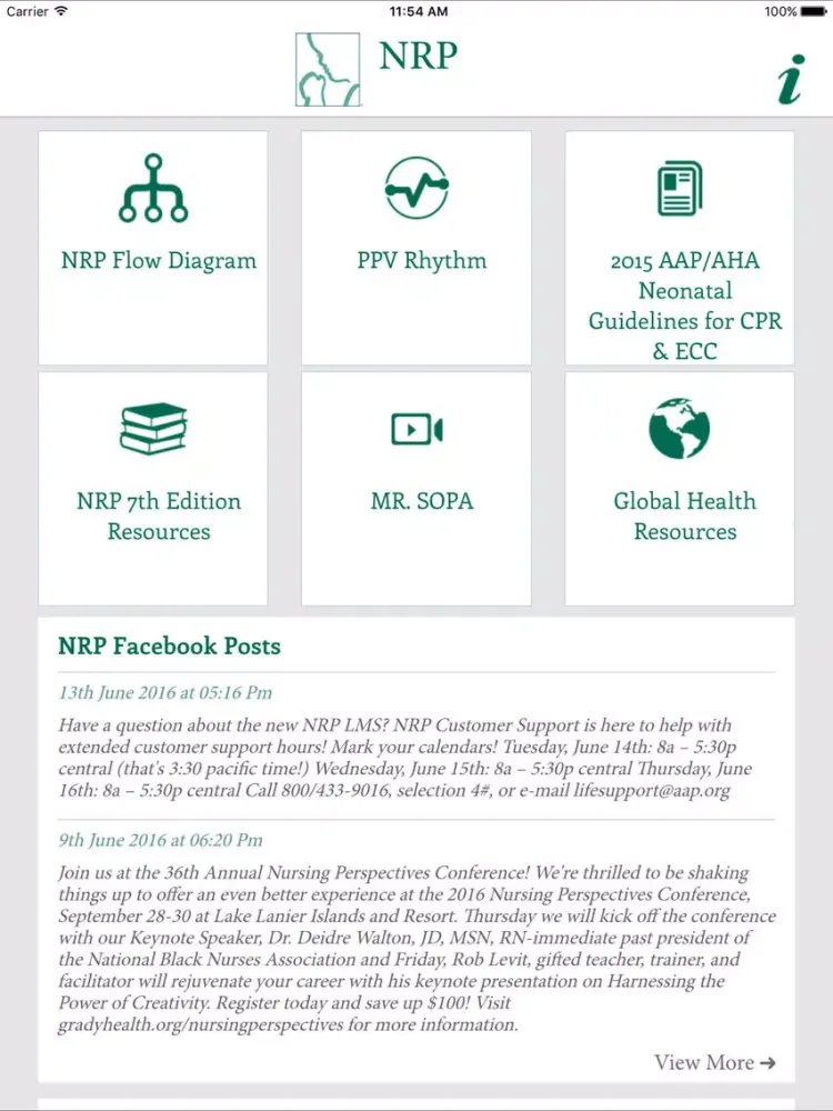 NRP App: Neonatal Resuscitation Program Tools iPad  Screenshots