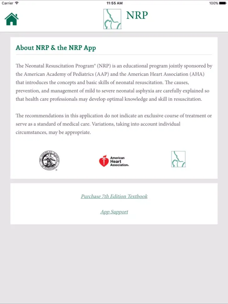 NRP App: Neonatal Resuscitation Program Tools iPad  Screenshots