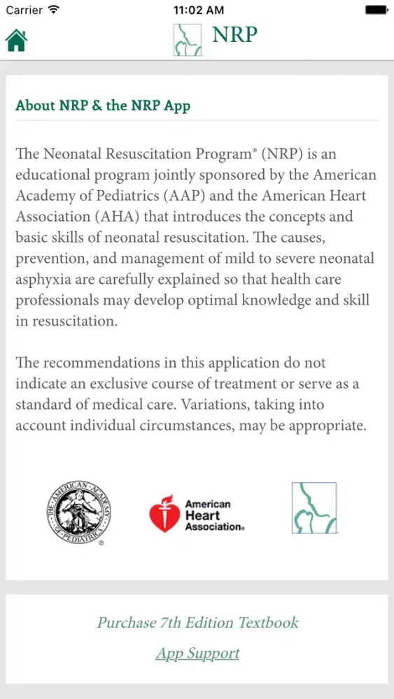 NRP App: Neonatal Resuscitation Program Tools Screenshots