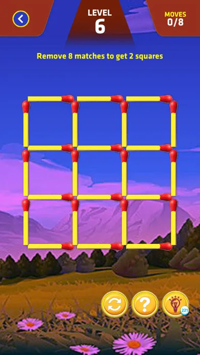 Tangkapan layar Matchsticks: Matches Braingame