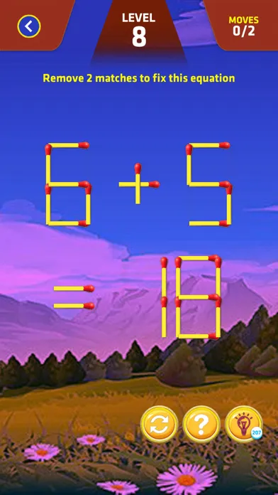 Tangkapan layar Matchsticks: Matches Braingame