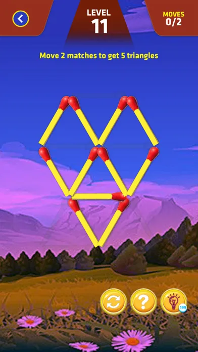 Tangkapan layar Matchsticks: Matches Braingame