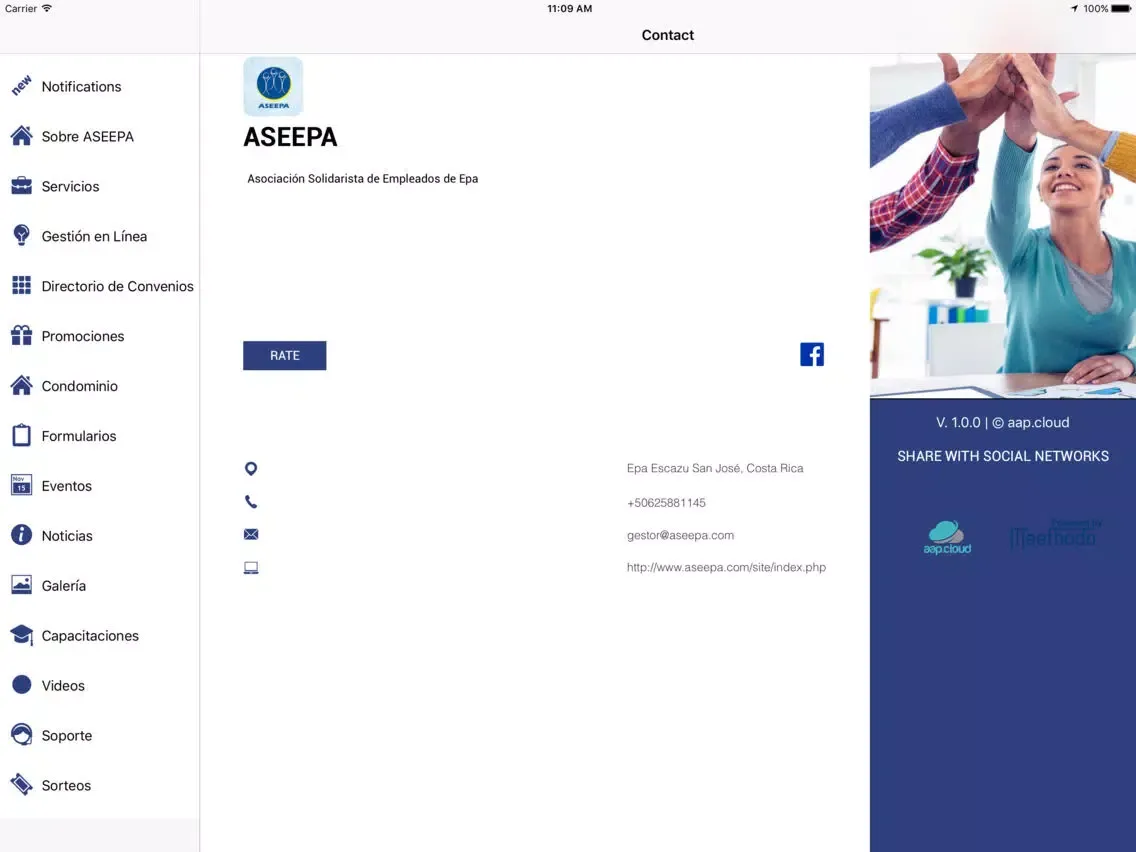 Capturas de pantalla de ASEEPA iPad 