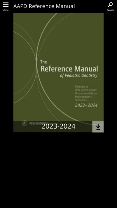 Ảnh chụp màn hình của AAPD Reference Manual
