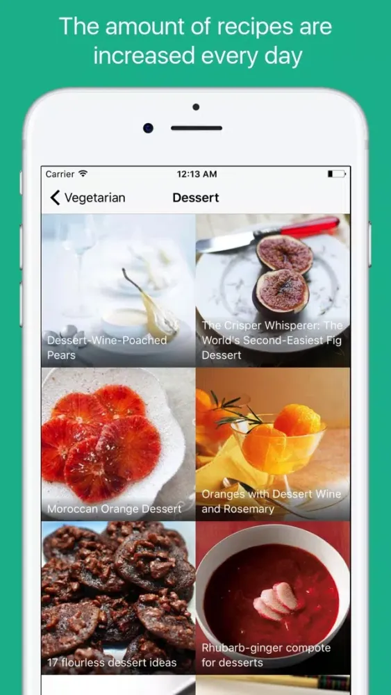Vegetarian Food Recipes スクリーンショット