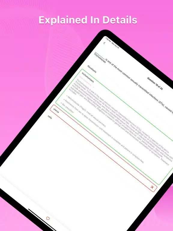 ภาพหน้าจอของ NCLEX RN Exam Prep Mastery iPad 