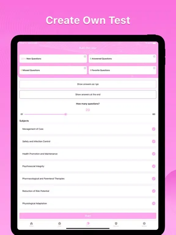 ภาพหน้าจอของ NCLEX RN Exam Prep Mastery iPad 
