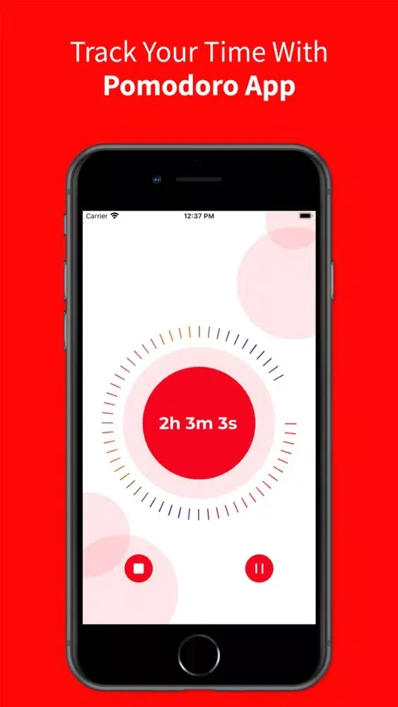 ภาพหน้าจอของ Pomodoro App - Time Manager