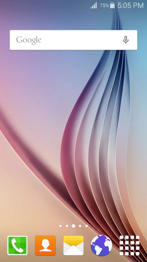 Curve S6 Theme Screenshots