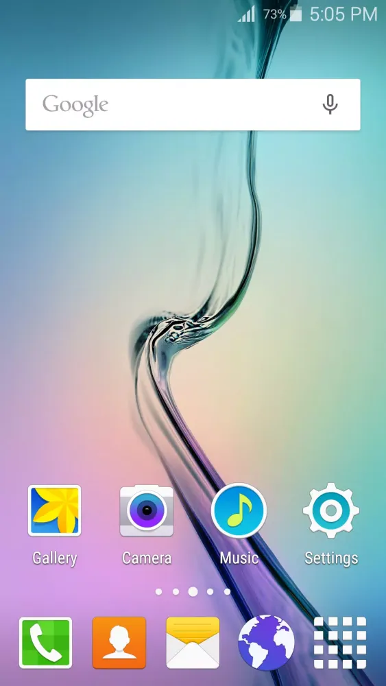 Curve S6 Theme Screenshots