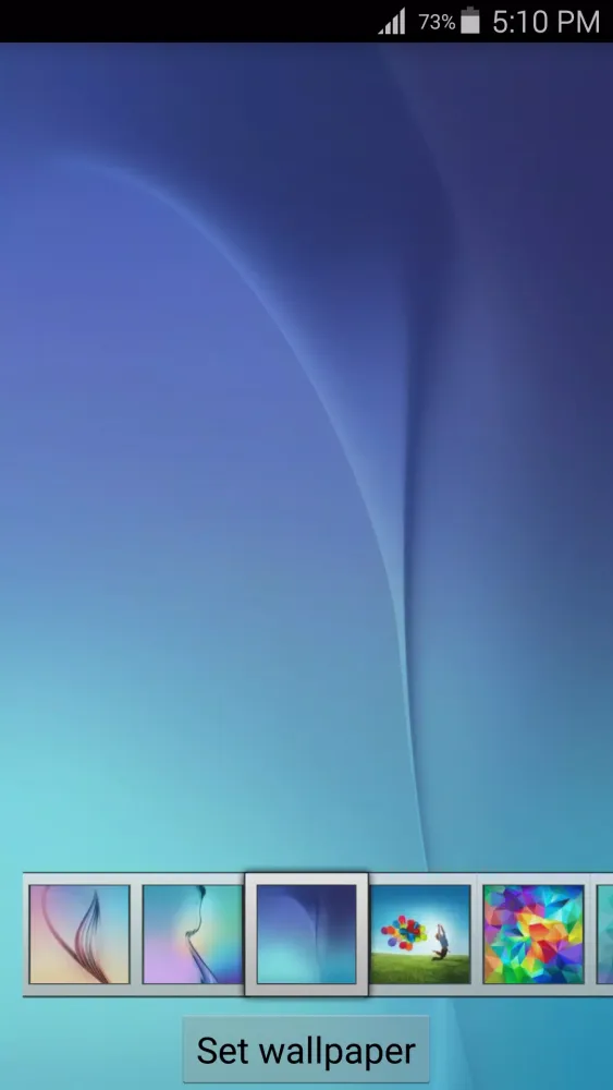 Curve S6 Theme Screenshots