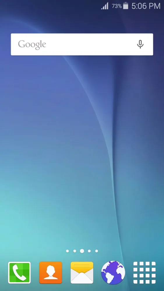 Curve S6 Theme Screenshots