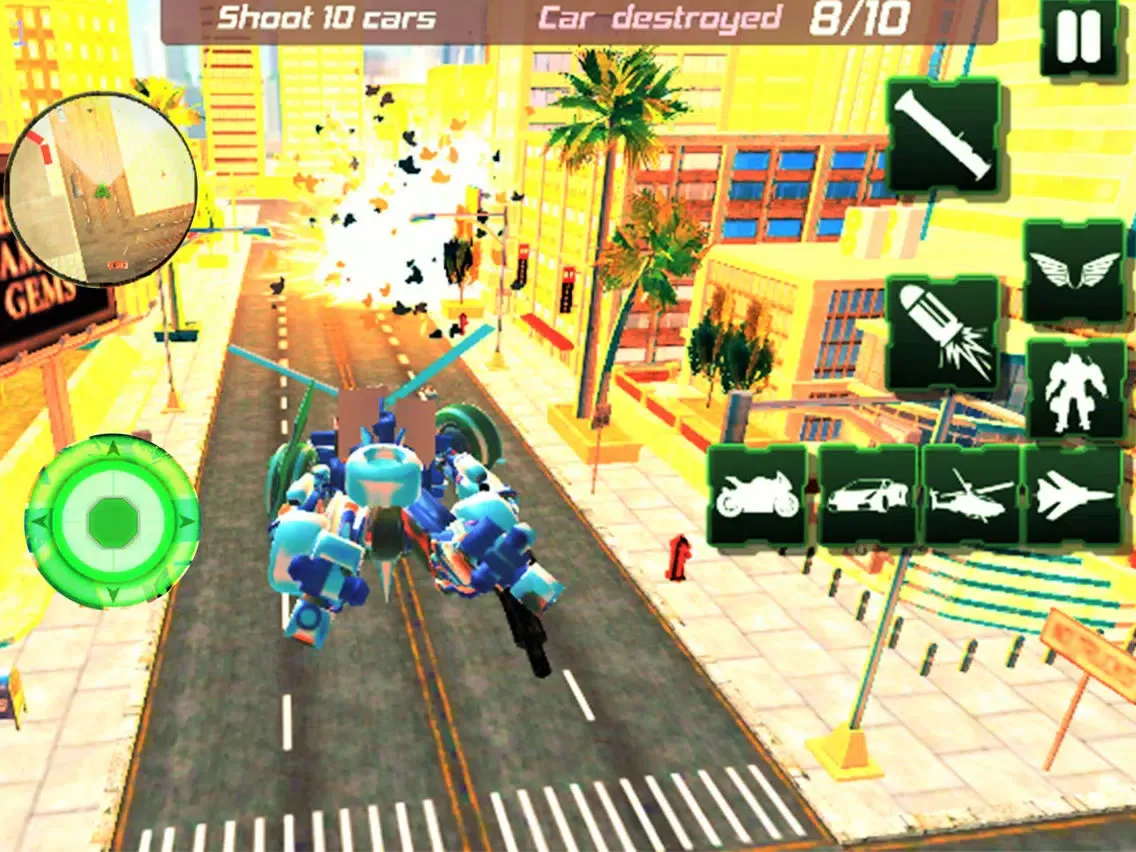 Zrzuty ekranu Transmute Robot Superhero iPad 