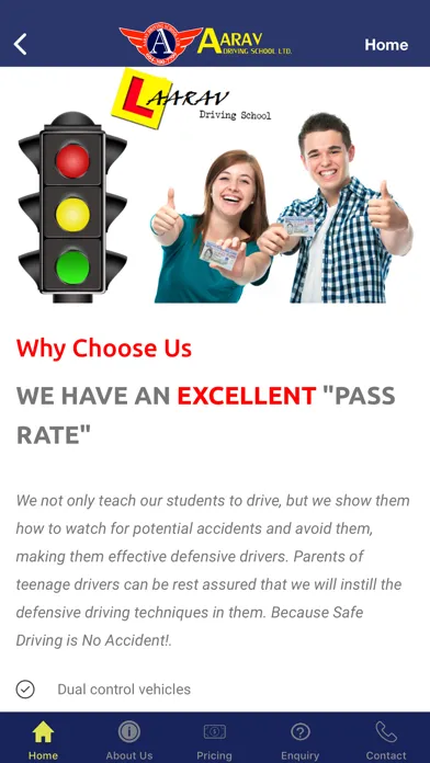 Ảnh chụp màn hình của ICBC PRACTICE TEST-AARAVSCHOOL