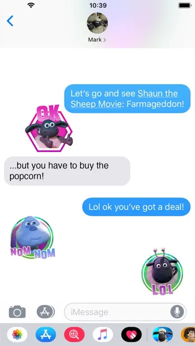 Captures d'écran de Farmageddon Stickers