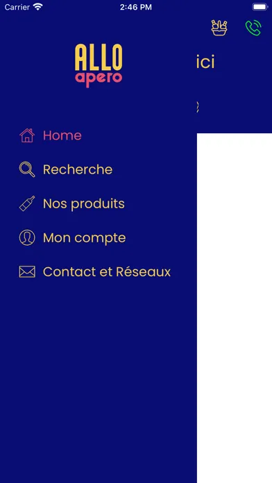 Allo Apero Rennes - Livraison Screenshots