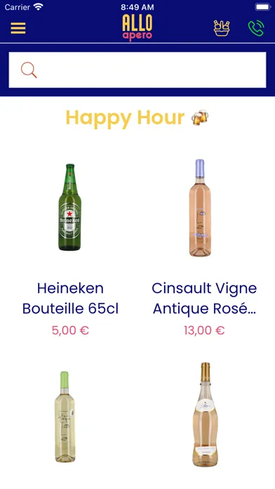 Allo Apero Rennes - Livraison Screenshots
