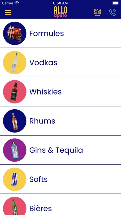 Allo Apero Rennes - Livraison Screenshots