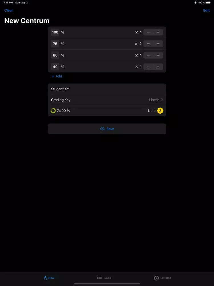 تصاویر Centrum Grading iPad 