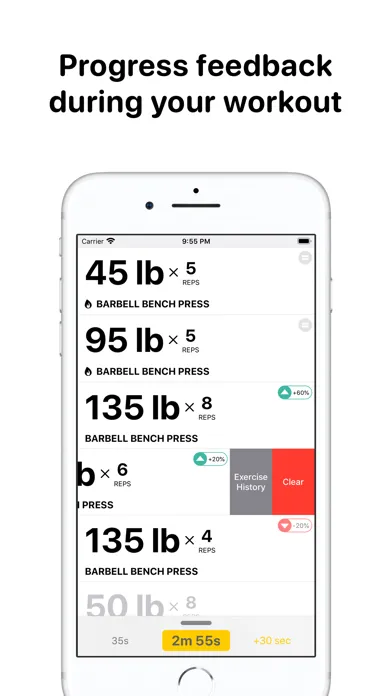 Lifty workout tracker应用截图