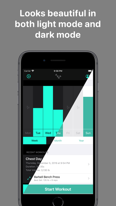 Tangkapan layar Lifty workout tracker