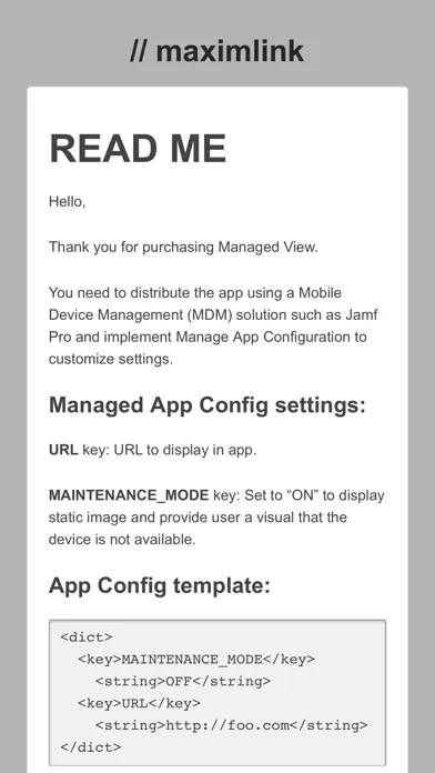 Managed View应用截图