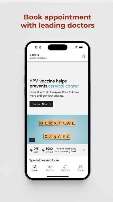 Tangkapan skrin Aartas-Healthcare App