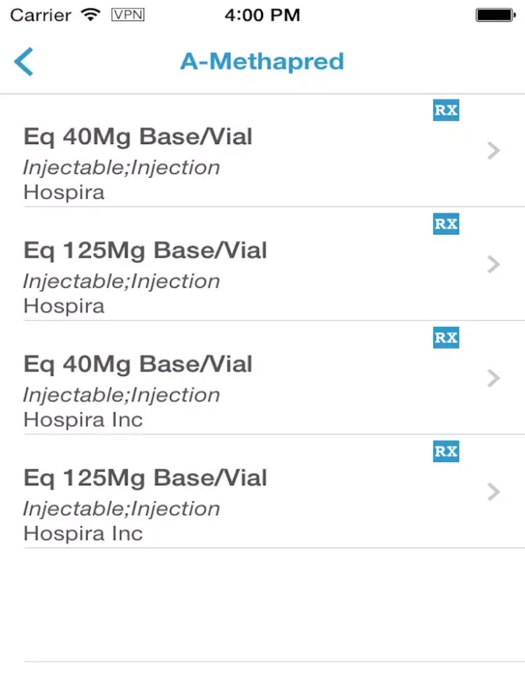 Скриншоты Drug & Medications (Orange Book for FDA Approved Drugs, Tablets & Pills) iPad 