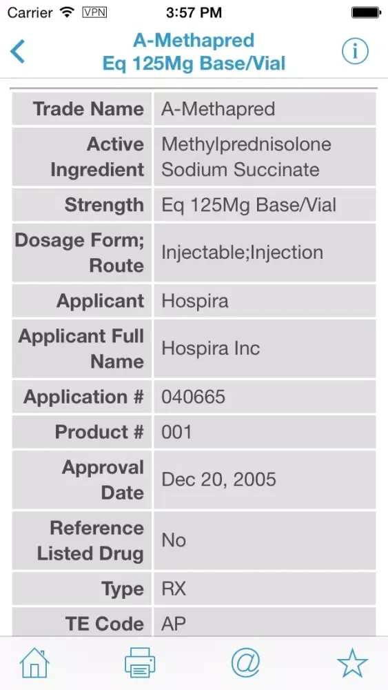 Скриншоты Drug & Medications (Orange Book for FDA Approved Drugs, Tablets & Pills)