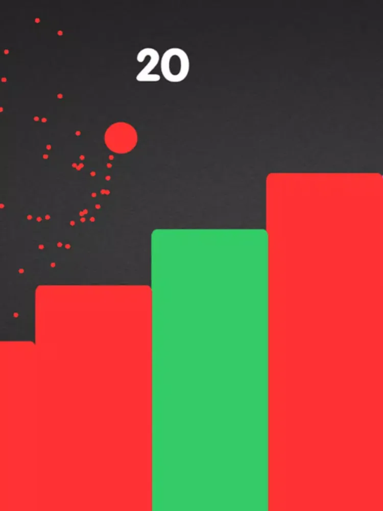 Color Dotz Switch - Switch To Booth Platform And Stack The Ball On Color Platform iPad  스크린샷