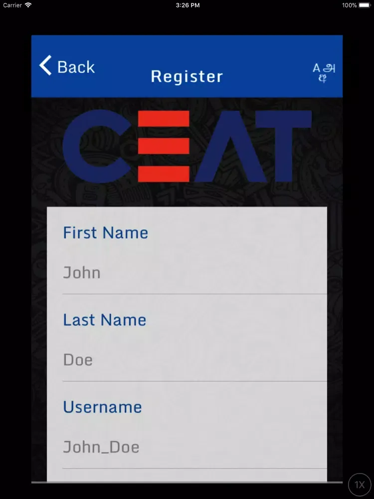 CEAT Sri Lanka - Customer App iPad  スクリーンショット