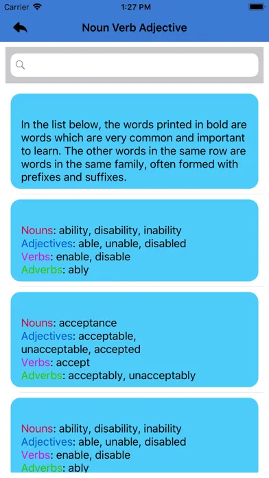 Ảnh chụp màn hình của English Grammar & Punctuation