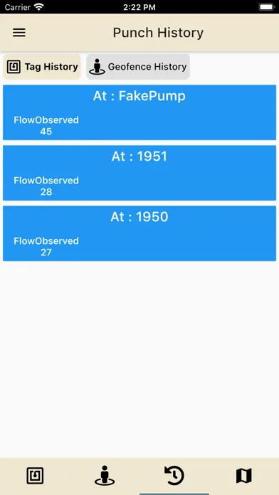 AAT Punchcard App スクリーンショット