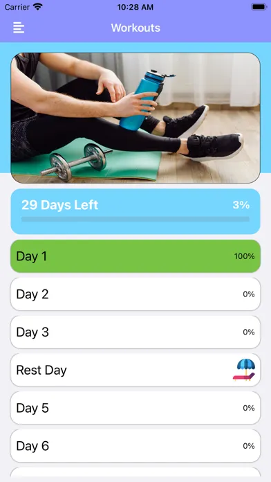Home Workout - 30 Days Plan سکرین شاٹس