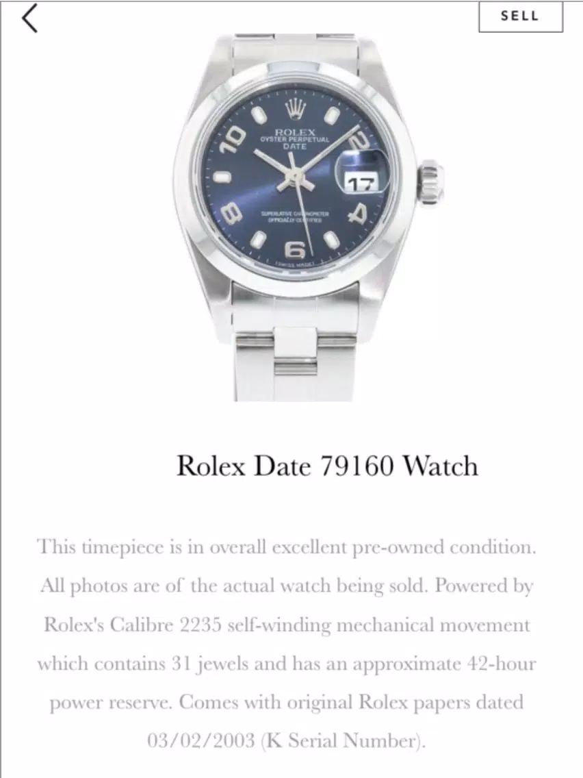 Tangkapan layar BALLR – Shop Watches iPad 