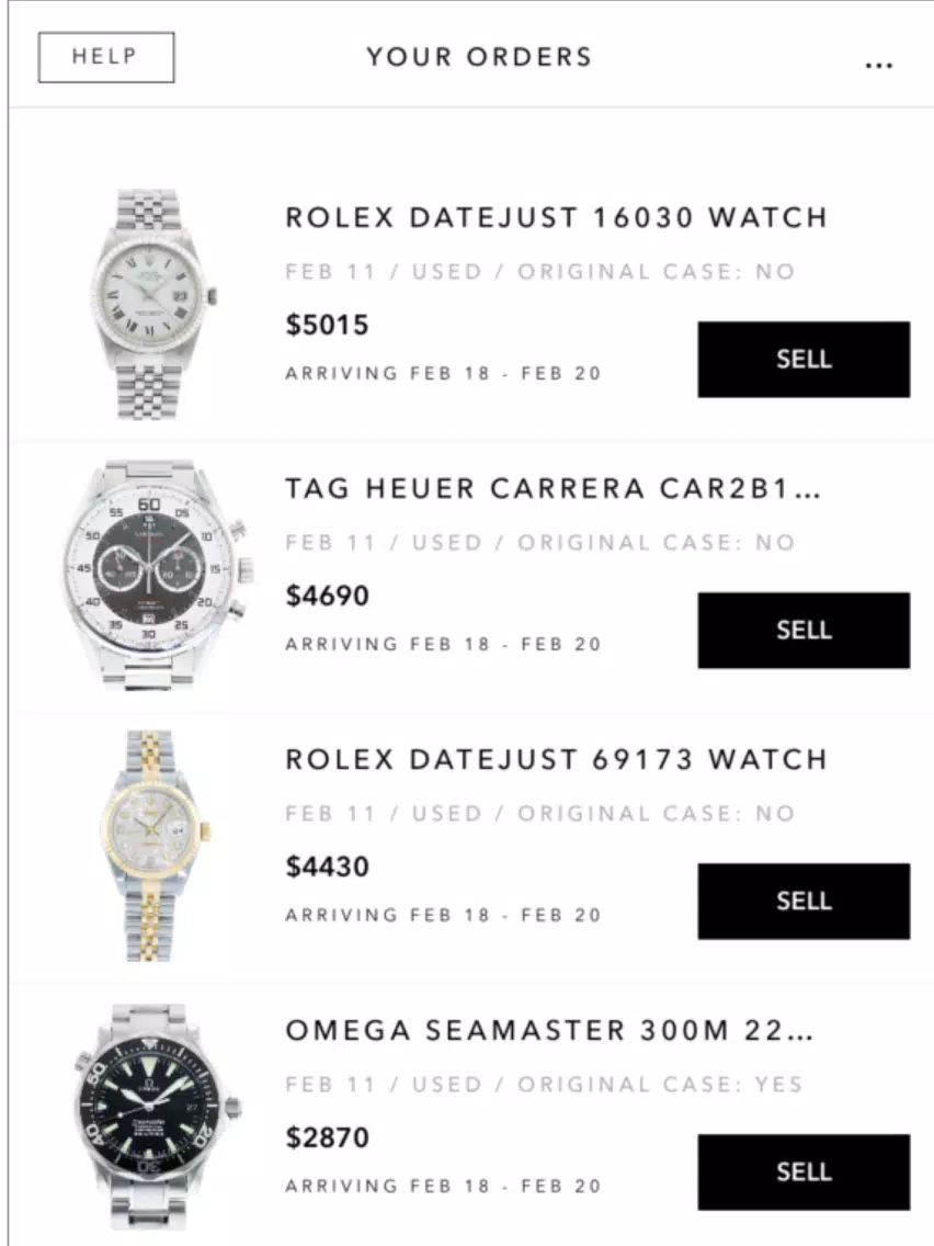 Tangkapan layar BALLR – Shop Watches iPad 