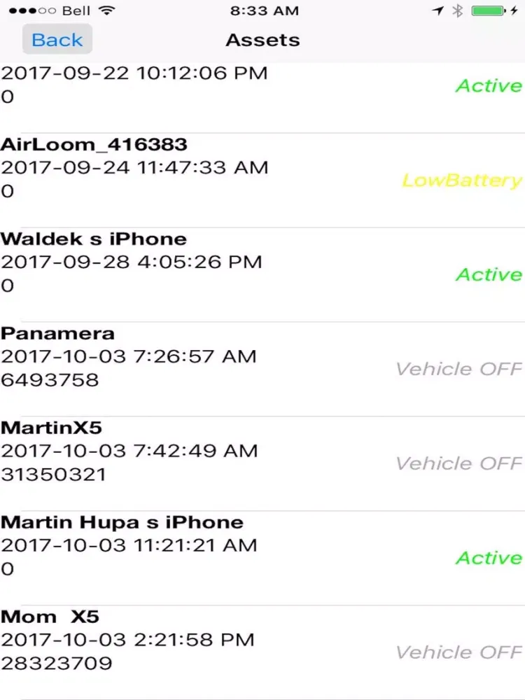 AAT Field App iPad  Screenshots