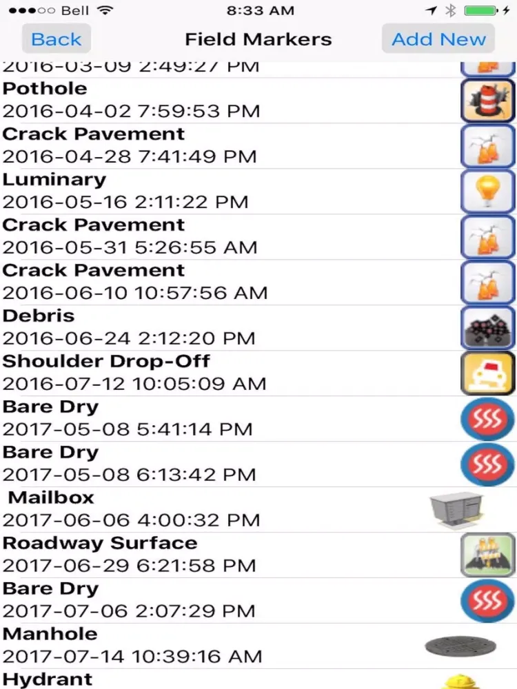 AAT Field App iPad  Screenshots