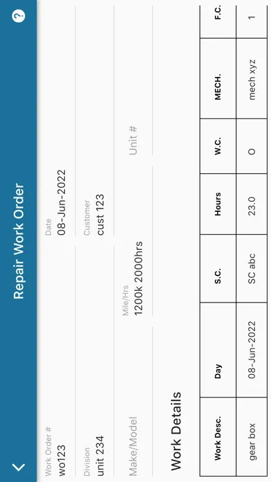 AAT Mechanic App Screenshots