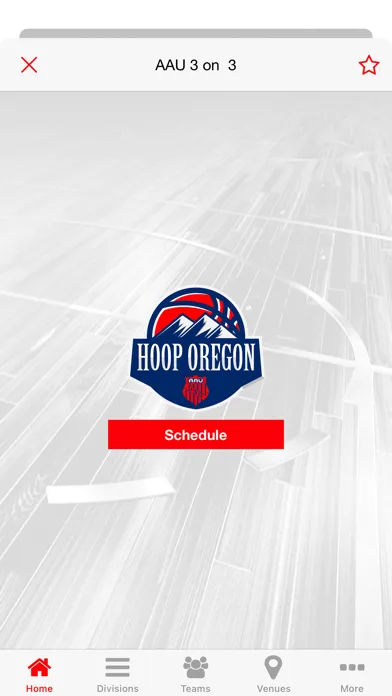 Capturas de tela do AAU Hoop Oregon