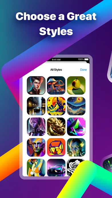 Tangkapan skrin Ai Art Image Generator Pro