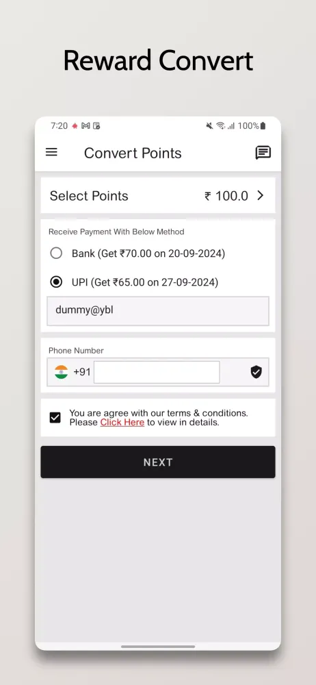 XPress Reward Converter Screenshots