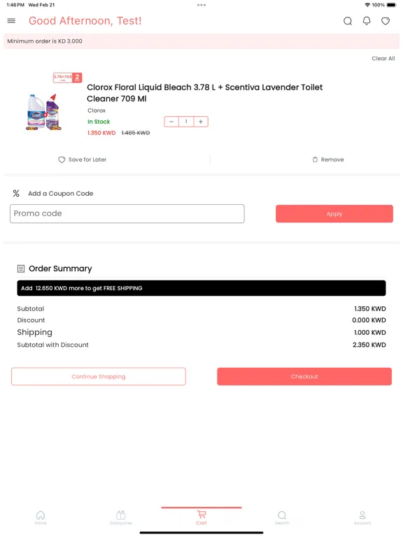 Tasawoq - Online Shopping iPad  স্ক্রিনশট