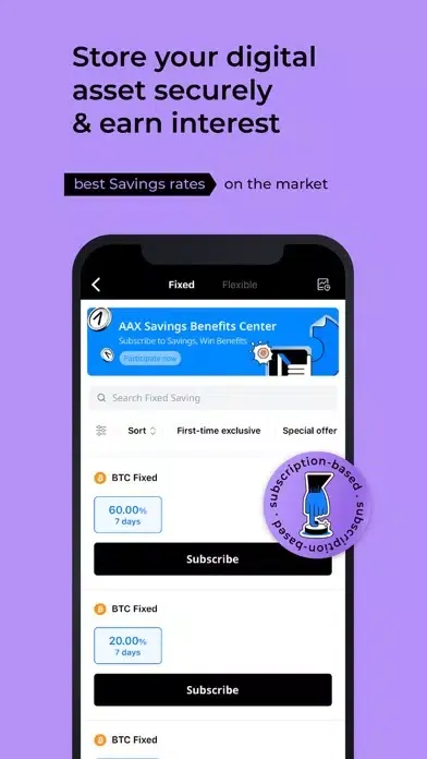 AAX - Trade Crypto, BTC, ETH應用截圖