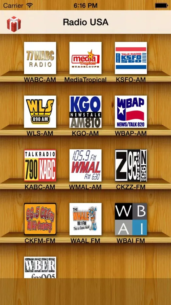 Capturas de tela do Radio usa: The american radios