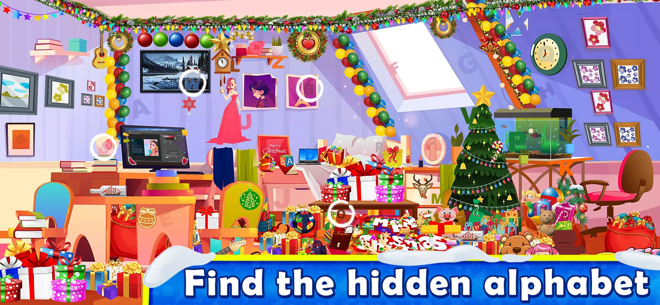 Christmas Hidden Letters スクリーンショット
