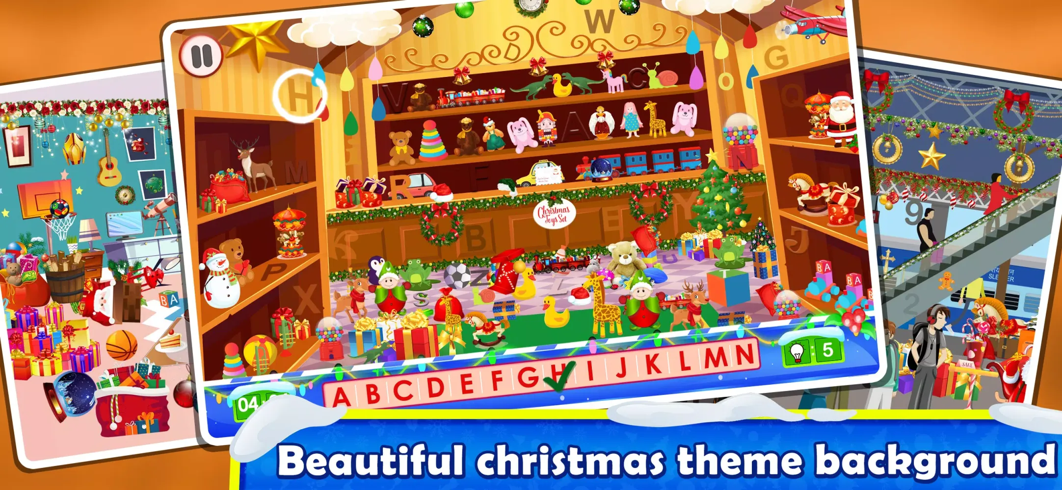 Christmas Hidden Letters スクリーンショット