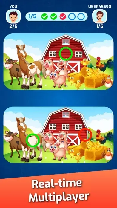 Tangkapan layar Find the Difference Games!